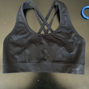 Bebe Black Sportsbra